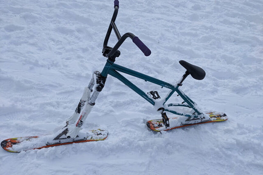 Ski-Fahrrad Ski-Fahrrad