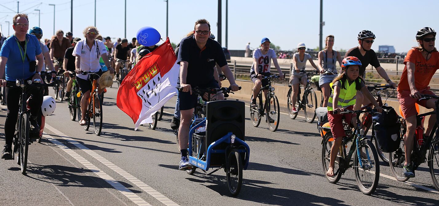 ADFC Köln auf der Sternfahrt NRW