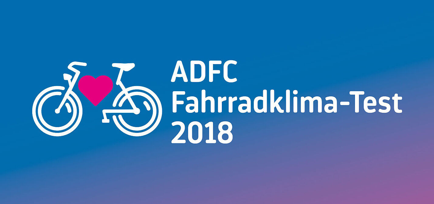 Logo ADFC-Fahrradklima-Test 2018