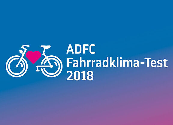 Logo ADFC-Fahrradklima-Test 2018