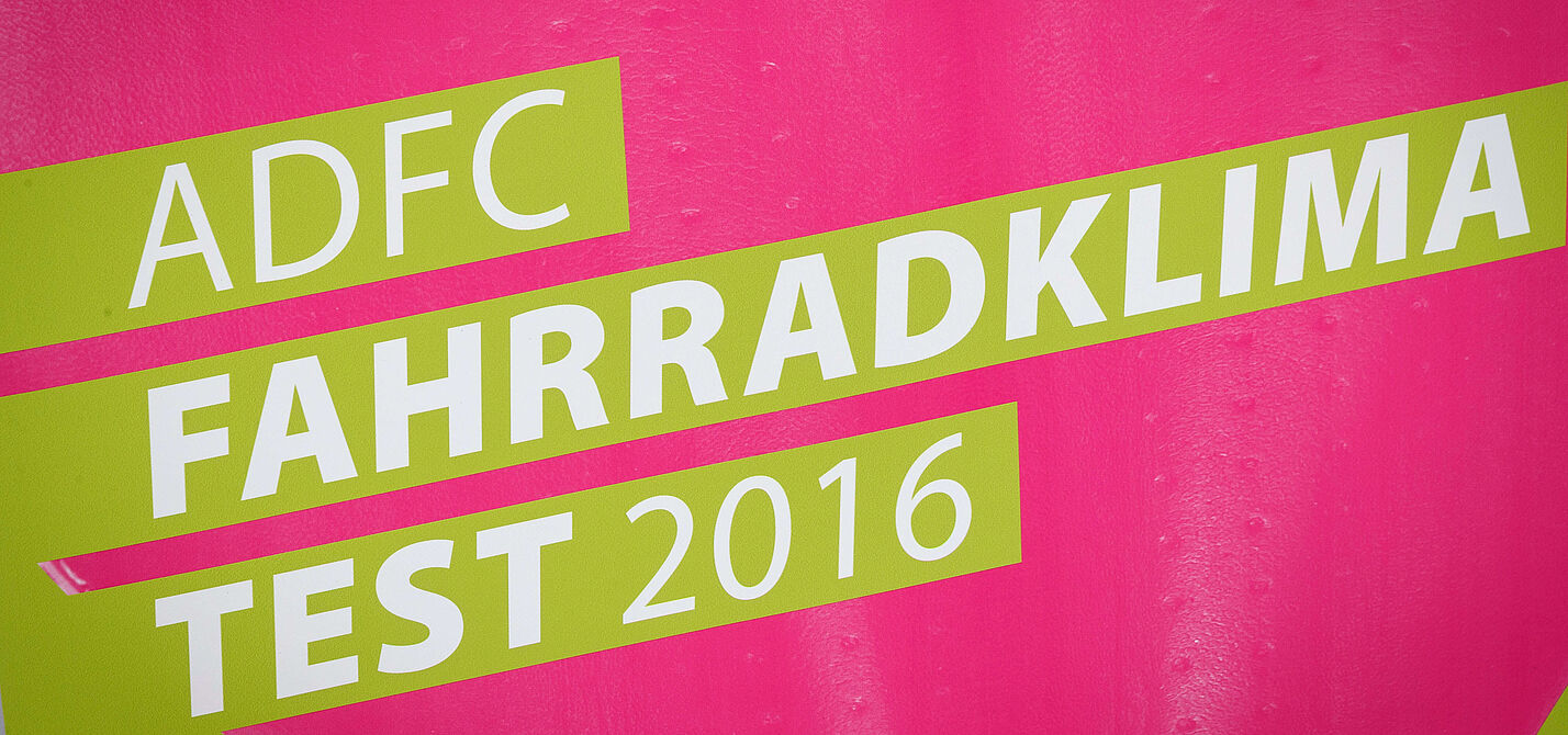 Der ADFC Fahrradklimatest 2016 Der ADFC Fahrradklimatest 2016