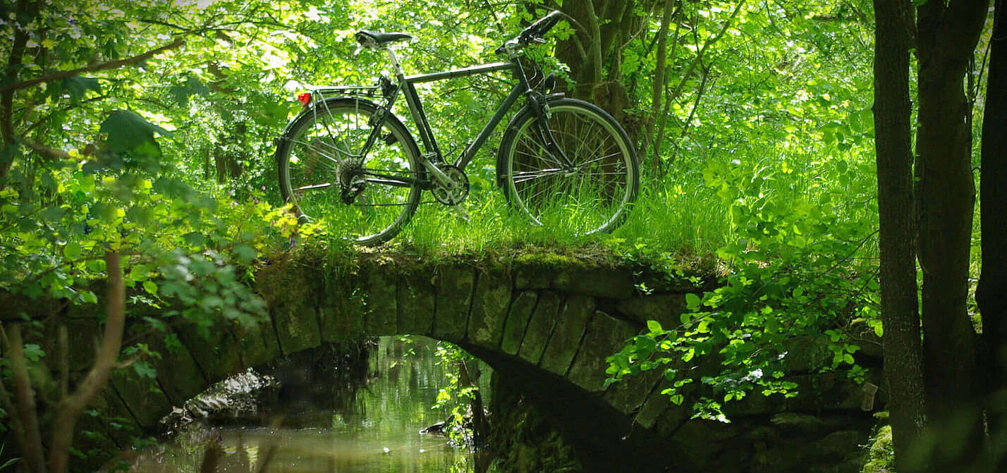 Mit dem Rad raus in die Natur