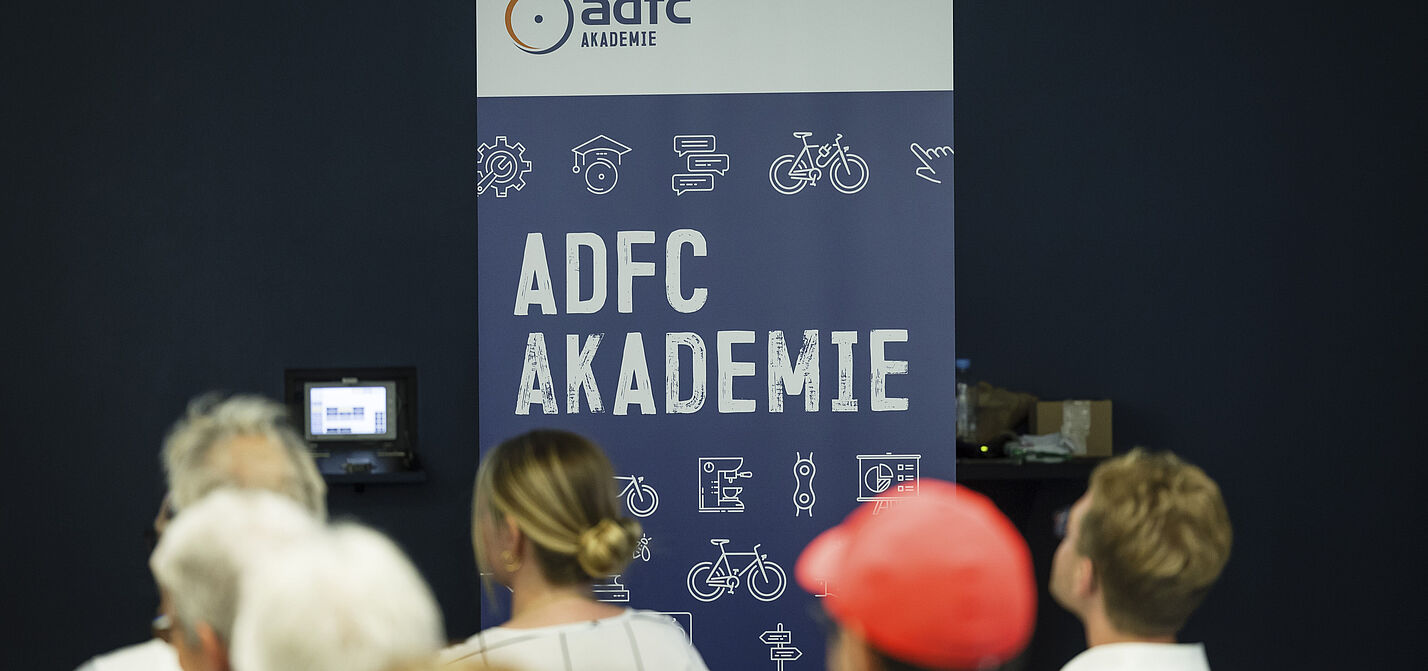 ADFC Akademie Rollup auf dem ADFC-Kongress