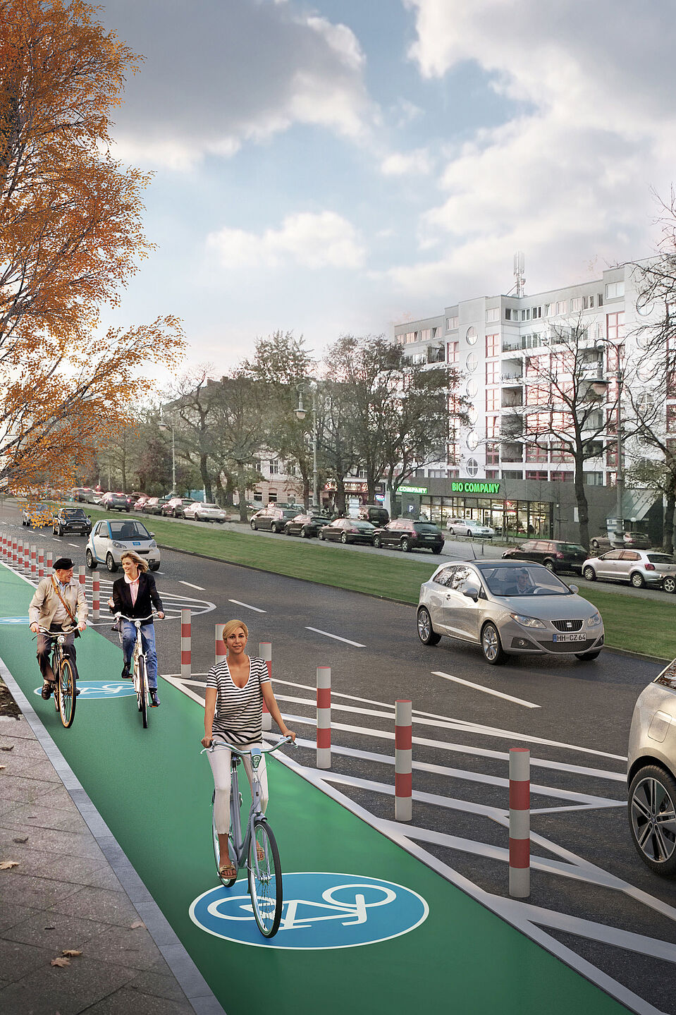 Visualisierung Protected Bike Lanes in Berlin Visualisierung Protected Bike Lanes in Berlin